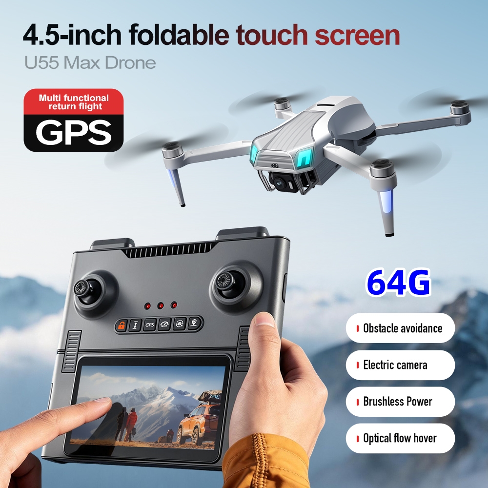 Drone GPS NCZOBOE U55 con Tele - Drone Gimbal 2 Axis recensione e prezzo